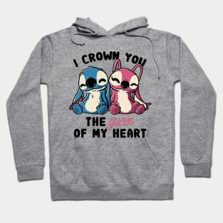 I Crown You The Queen Of My Heart Cute Lover Gift Hoodie